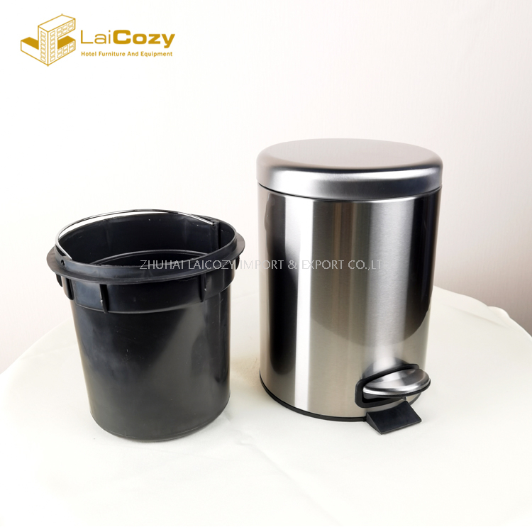Hotel good quality pedal indoor dustbins