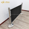 Stanchion with two hooks Crowd Control barrier Post
