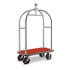Hotel used luxurious Birdcage 304 stainless steel Luggage Trolley 
