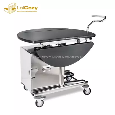 What are uses of the round restaurant table trolley?