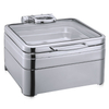 Good Quality 304 Stainless Steel Buffet Chafing Dish 1/2 Size Induction Chafer with Glass Lid