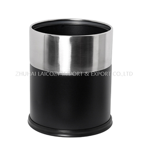 Hotel guestroom round double Layer indoor dustbins