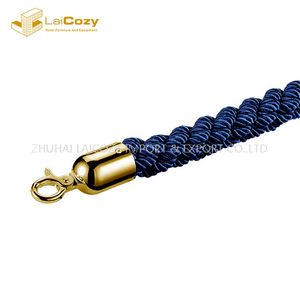 Crowd control stainless steel stanchions barrier rope 