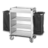 Hotel Aluminum Housekeeping Maid Cleaning Trolley
