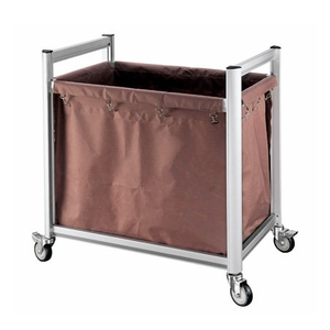 High Quality Hotel Housekeeping Aluminum Laundry Trolley Linen Cart