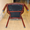 banquet aluminium dining chair with arm