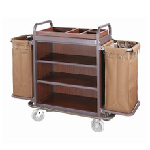 Hotel Metal Housekeeping Room Service Laundry Maid Cart