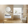 Fashion Hotel Bathroom 304 Stainless Steel Bath Cabinet with Round Mirror