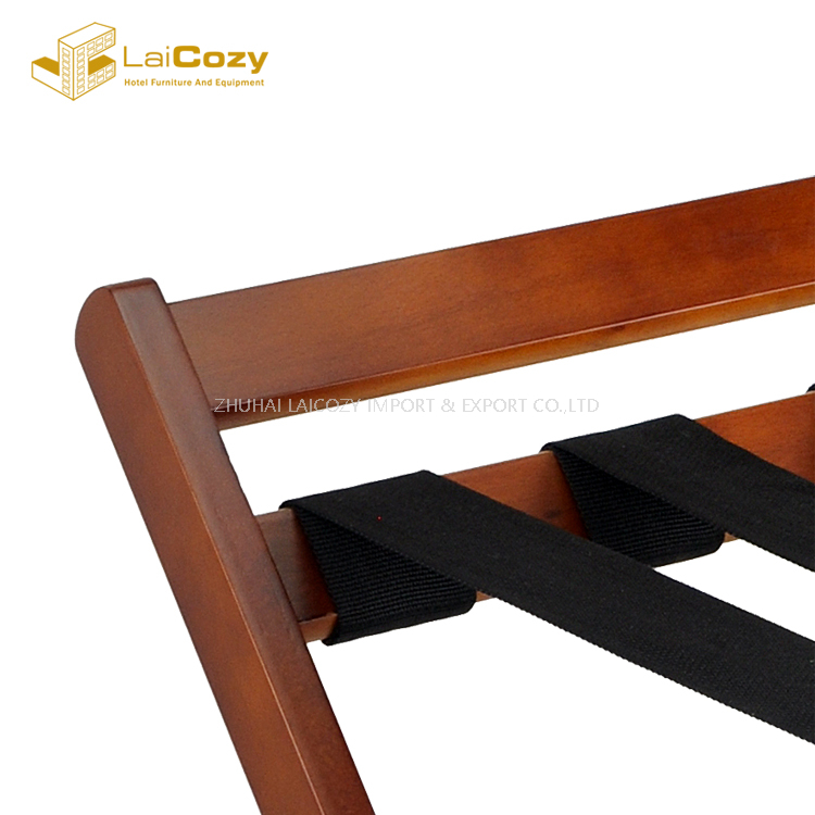 Hotel guestroom solid wood folding suitcase Luggage Rack