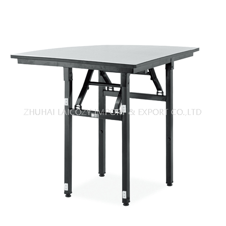 Foldable Wedding Event Dining Metal Banquet Quarter Table 