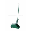 Green Iron Windproof Garbage Shovel Dustpan With Metal Long Handle