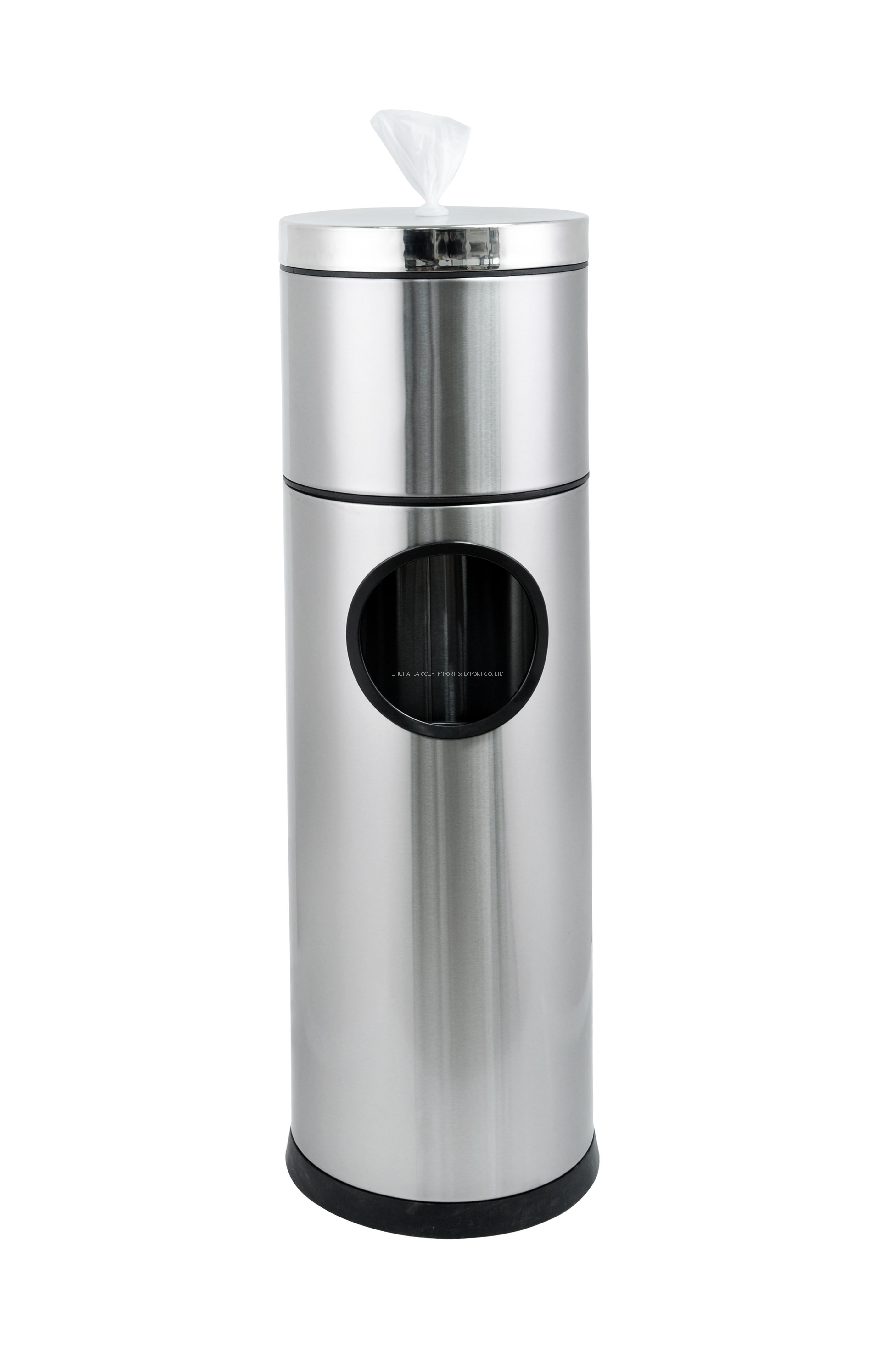 Floor Standing Gym Wet Wipes Dispenser 304 Stainless Steel with Removal