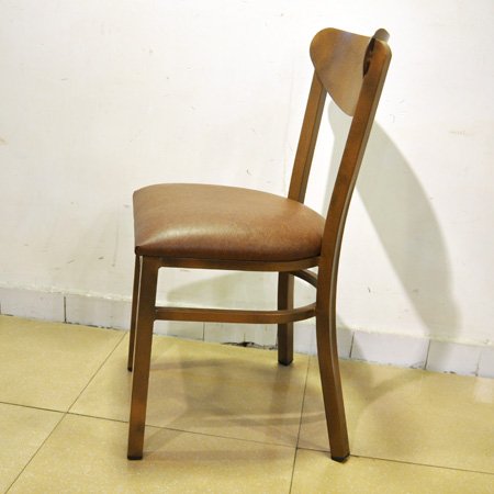 modern steel frame dinning chair for hotel restaurant