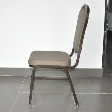 Hotel Furniture Dining Stackable Steel Tube Banquet Chair 