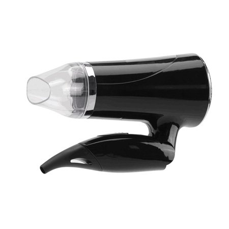 hotel mini cordless bathroom safety folding hair dryer with white color