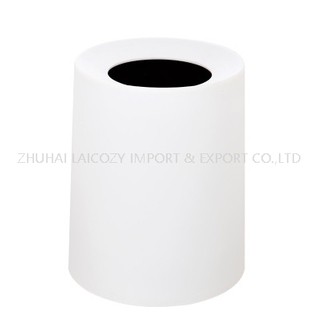 New Hot Sale Bedroom Trash Bin Bathroom Dustbin Office Round 12L Plastic Trash Can