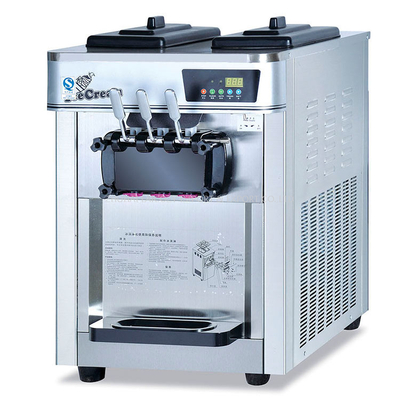 Good Quality Stainless Steel Counter Top Soft Ice Cream Maker Machine