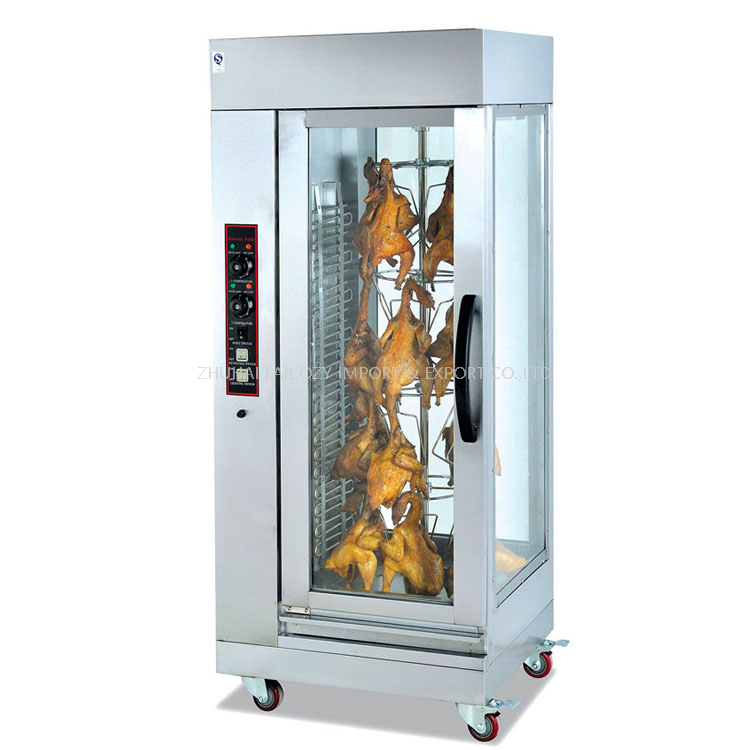 Stainless Steel Commercial Electric Chicken Roaster Rotisserie Machine