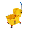  Plastic Multipurpose Cleaning Cart with Mop Wringer Trolley