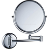 Wall Mount 8 Inch Hotel Square Magnifying Mirror with LED light