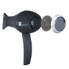Hotel Black Safety Ionic Wall Mounted Hair Dryer 
