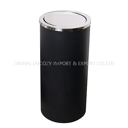 Hotel indoor dustbins with lid swing top cover