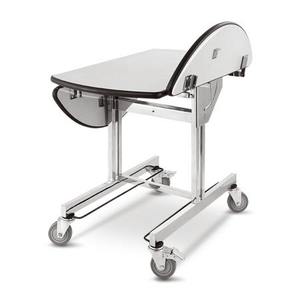 Foldable Room Service Trolley with Hot Box for Hotel