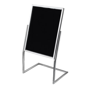 Stainless Steel Free Standing Floor Sign Stands for Lobby