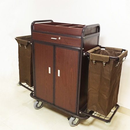 Hotel Steel Housekeeping Cleaning Maid Service Cart