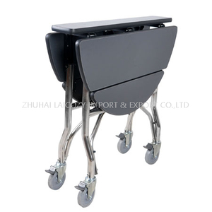 Foldable Hotel Stainless Steel Room Service Trolley