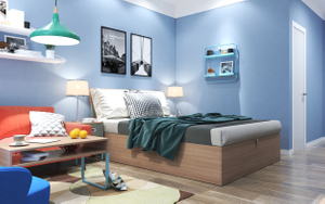 Economic Hotel Indoor Furniture Guest House Bedroom Set