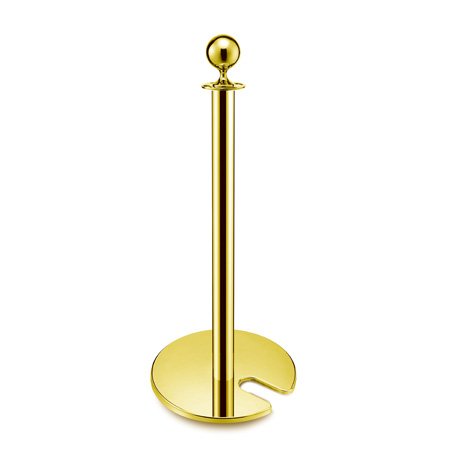 Golden stainless steel U stackable stanchion post