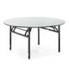 Durable Foldable Plywood Round hotel Restaurant Banquet Table