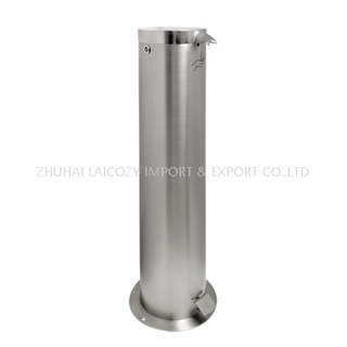 Stainless Steel Touchless Pedal Hand Soap Dispenser Stand