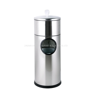 Stainless Steel Gym Hand Wipe Dispenser Station Stand