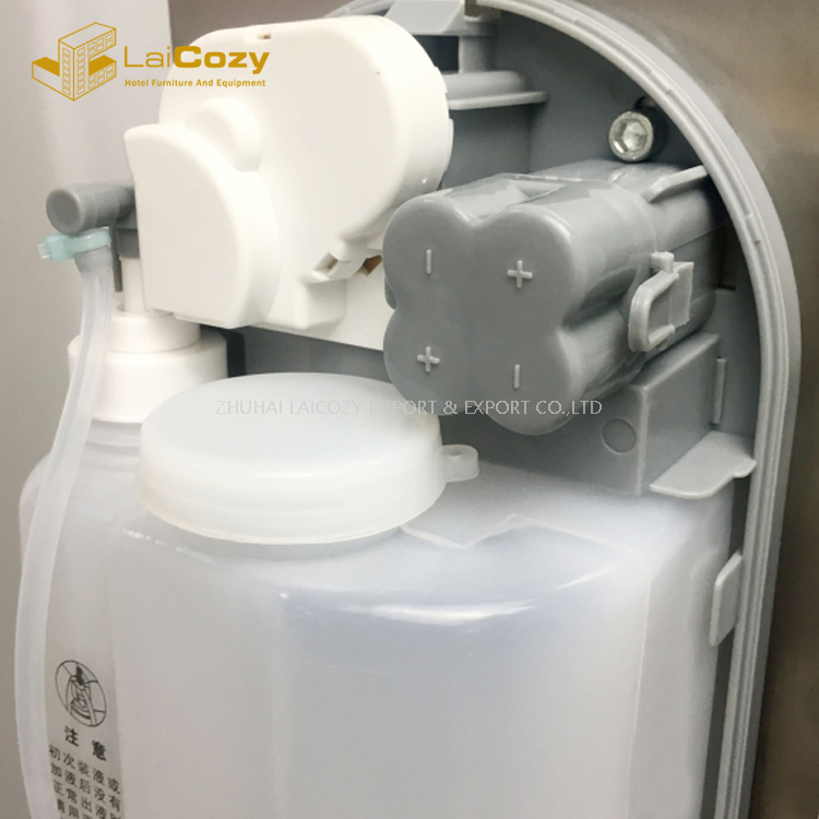 1L Movable Automatic Sensor Hand Soap Sanitizer Dispenser Stand 