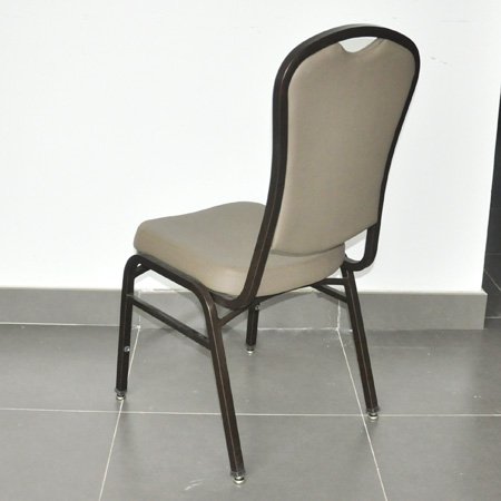 Hotel Furniture Dining Stackable Steel Tube Banquet Chair 