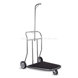 Laicozy Hotel Lobby Brushed Finish Suitcase Hand Truck 
