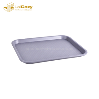 Durable Stackable Colorful Food Grade Rectangular Serving Trays