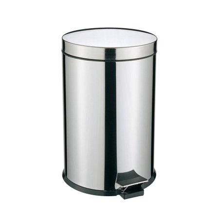 Hotel indoor pedal dustbin Stainless Steel