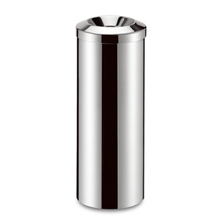 Hotel stainless steel round indoor dustbins with lid